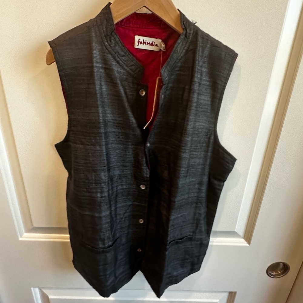 NWT black jacket from Fabindia for boys 12-14